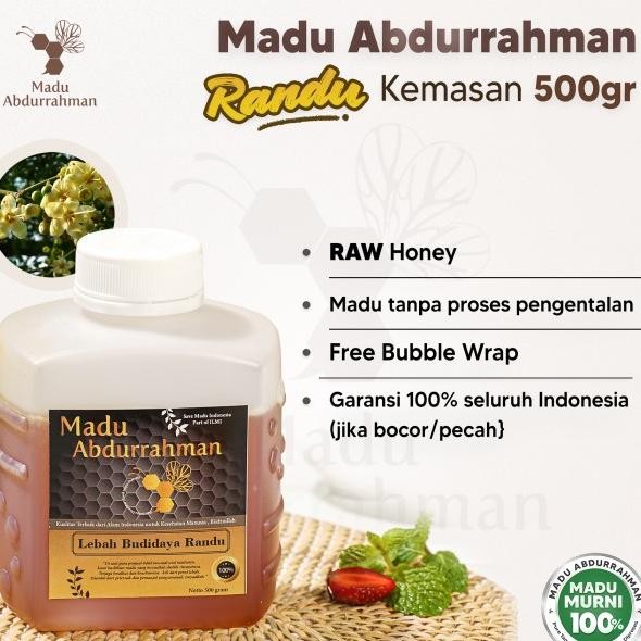 

Madu Netar Randu. Madu Abdurrahman Murni Raw Honey