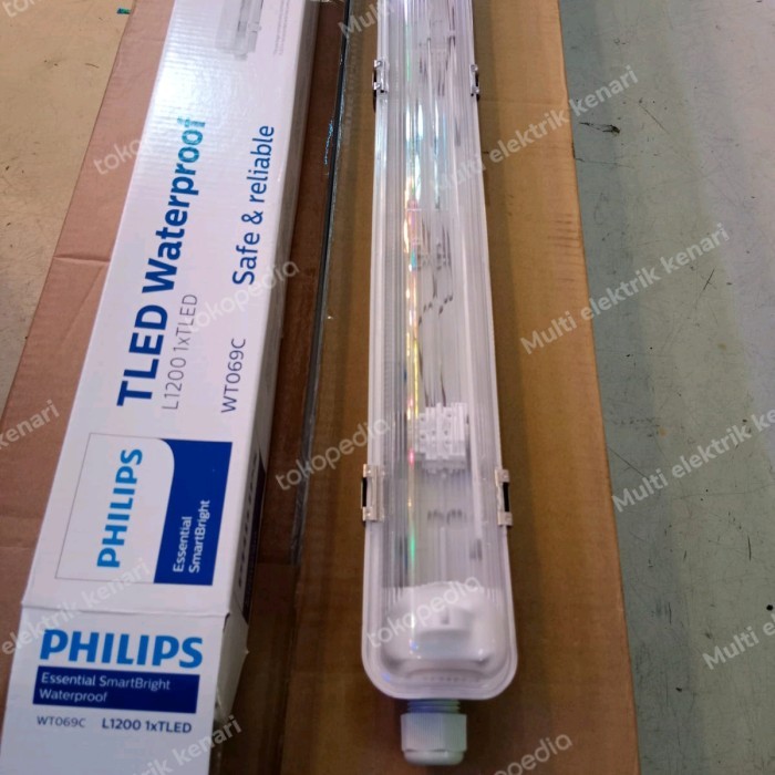 Berkualitas Kap Waterproof Philips 120Cm 1X16 Watt + Lampu Tl Led 16W Philips