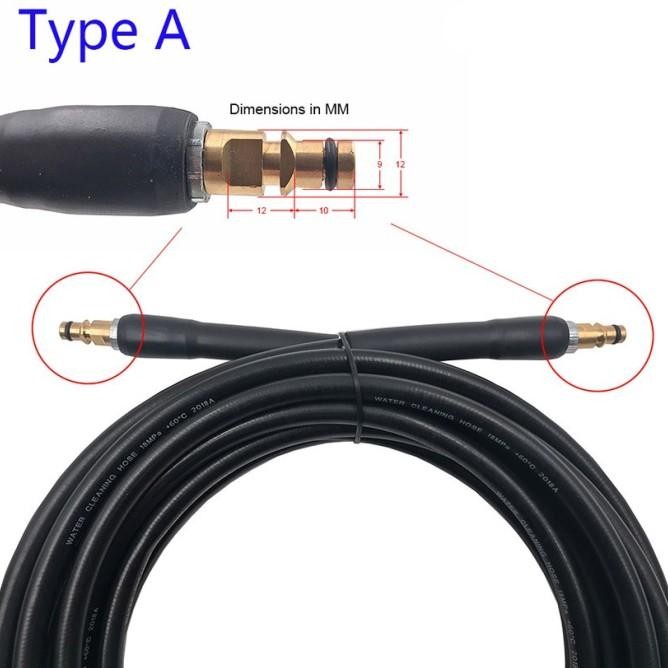 Selang Air Tekanan Tinggi 6 / 10M Untuk Karcher Washer K2 K3 K4 K5 K6 K7 Selang Hose Jet Cleaner Or