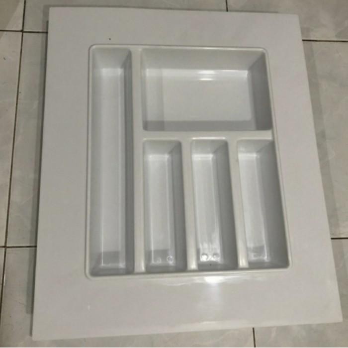 TEMPAT SENDOK LACI PUTIH / SEKAT LACI / SENDOK GARPU KITCHEN SET