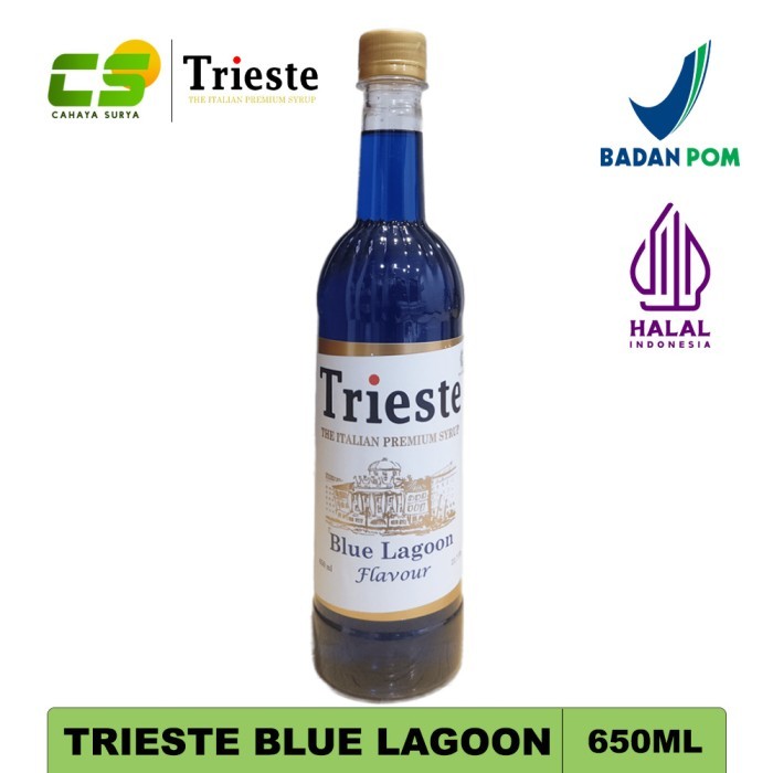 

Trieste Syrup Blue Curacao - Sirup Rasa Blue Curacao - 650 ml