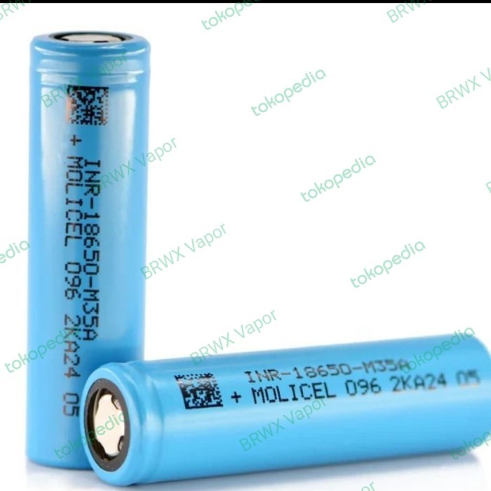 

Ready Authentic Molicel M35A 18650 3500Mah Battery Batre