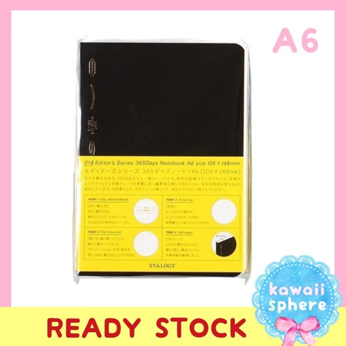 

Ready Stalogy 365 Days Notebook A6 Ready Stock