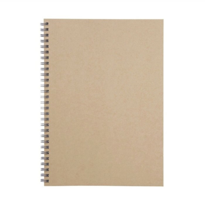 

Ready MUJI - Double Ring Notebook/Plain B5 80sheet Buku Polos