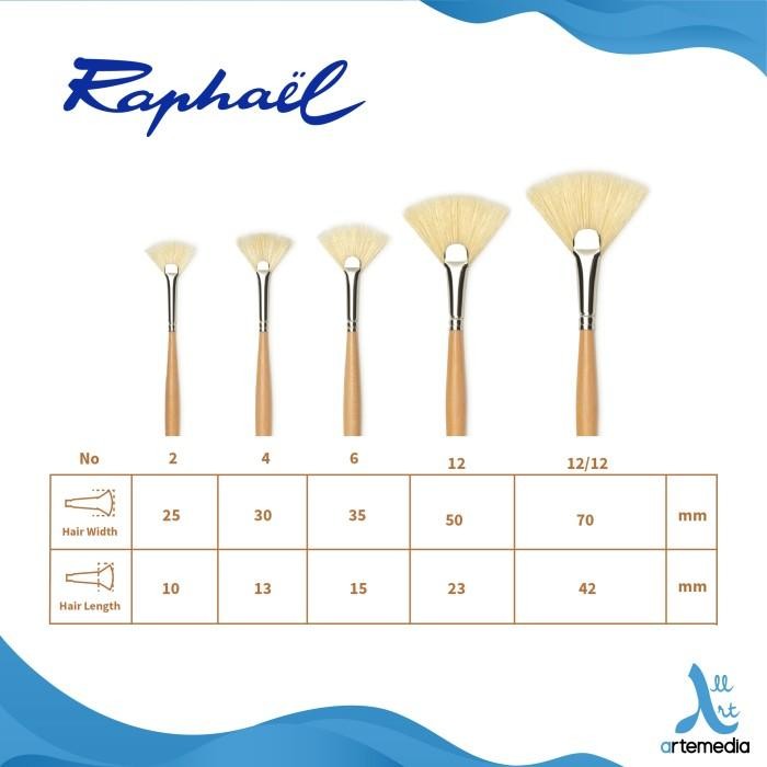 

KUAS LUKIS RAPHAEL 3695 FAN D ARTIGNY HOG BRISTLE BRUSH LONG HANDLE