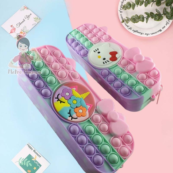 

Kotak Pensil Anak Pop It Tempat Pensil Silikon Alat Tulis Sekolah