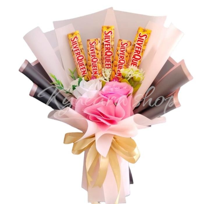 

BUKET COKLAT / BUKET BUNGA / BUKET VALENTINE ISI 5