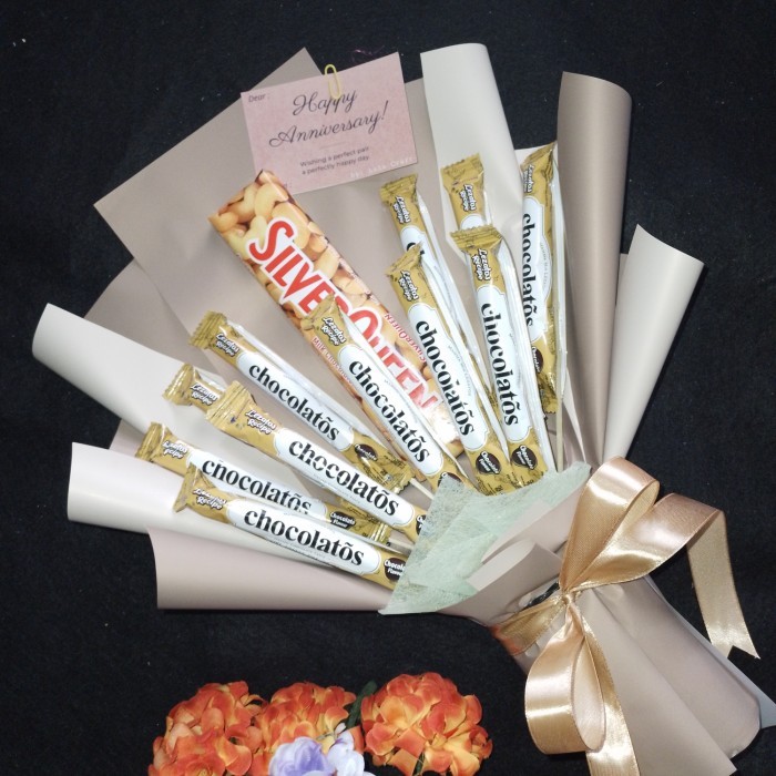 

BUKET COKLAT SILVERQUEEN/ BUKET VALENTINE/ BUKET CHOCOLATOS/ KADO