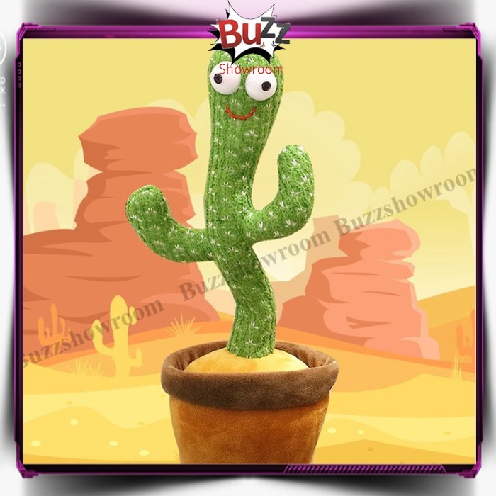 

DANCING CACTUS PLUSH MAINAN ANAK BONEKA KAKTUS MENARI MENYANYI DANCE