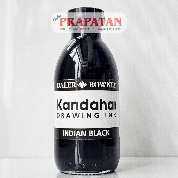 

Tinta Daler Rowney KANDAHAR Indian Black Ink 175ml | Tinta China | Drawing Ink | Tinta Kaligrafi