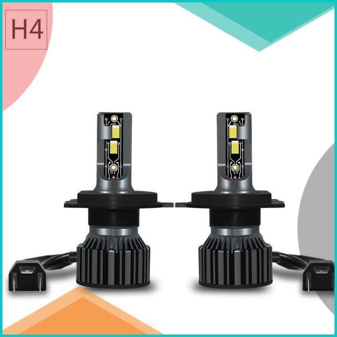 Lampu Depan Mobil LED Headlamp CSP LED 4000LM Cool White 1 PCS - A8S -