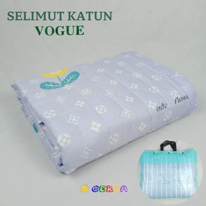 Tersedia Selimut Katun Traveling Vogue 180X200Cm Beautyfox