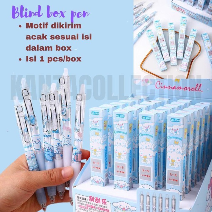 

Blind Box PulPen Karakter / Pulpen Tinta Hitam Anak Lakilaki SD 0.5mm