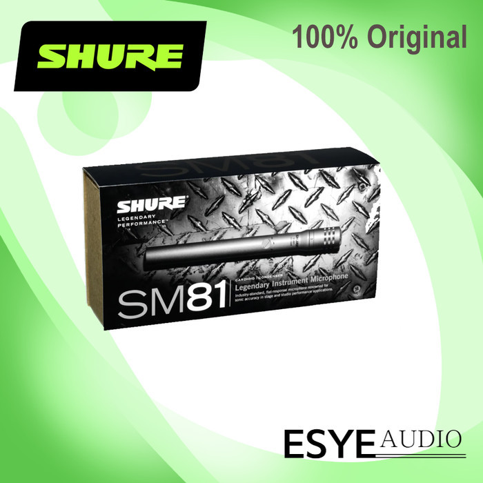 SHURE SM81 CONDENSER INSTRUMENT MICROPHONE