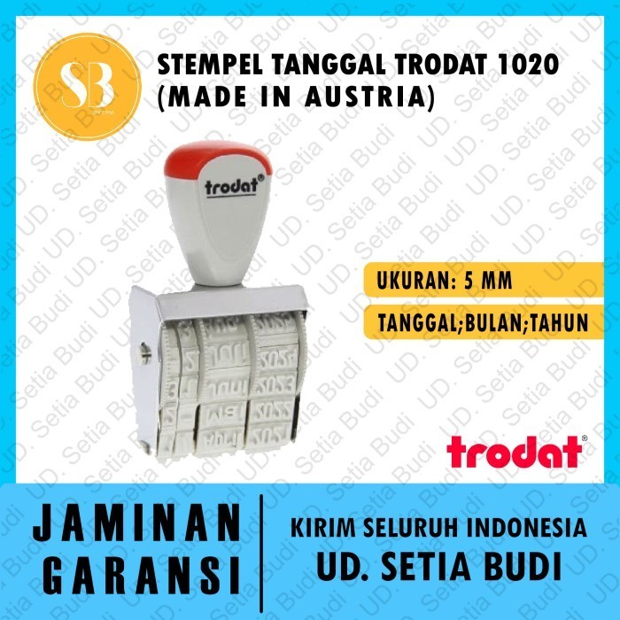 

BRG BARU Stempel Tanggal Trodat 1020 (Made in Austria)