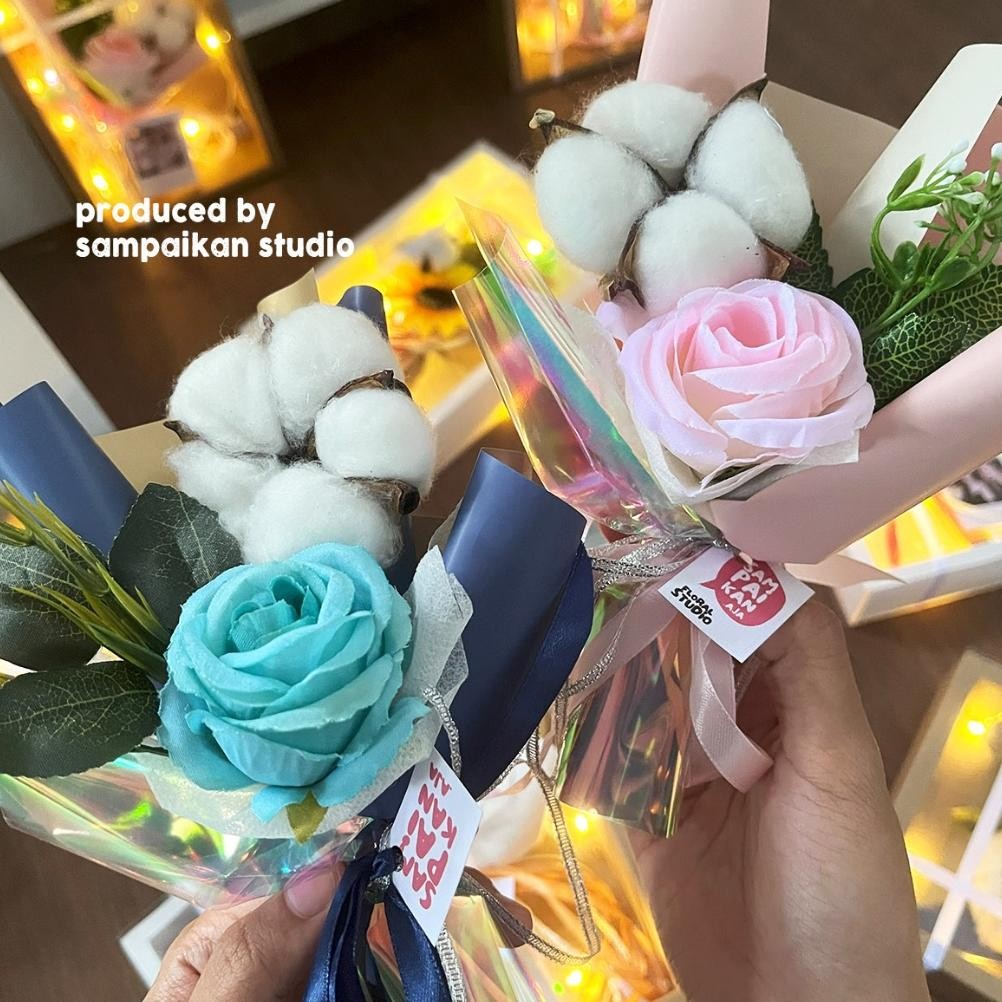 

er-56 Premium Gift Flower Box / Flower Box Bouquet | Kado Wisuda, Kado Ulang Tahun, Hadiah Anniversary / Valentine Gift Original