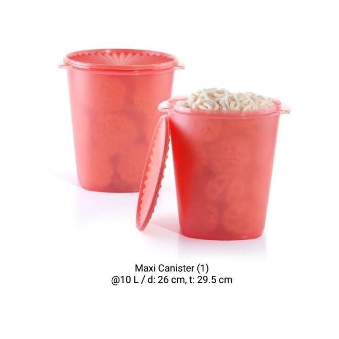 |Bestseller| Toples besar toples kerupuk tupperware maxi canister 10lt