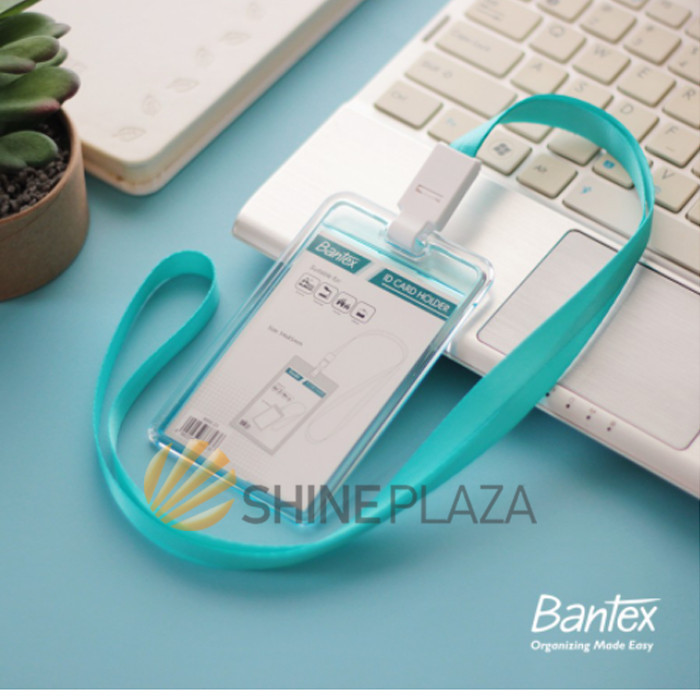 

BANTEX ID CARD NAME TAG CLEAR TRANSPARENT PORTRAIT LANYARD TRANSPARAN