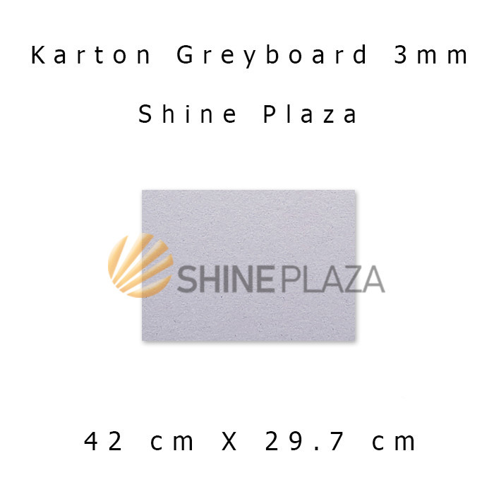 

KARTON GREYBOARD 3MM A3 - GREY BOARD ABU 3 MM - BAHAN MAKET