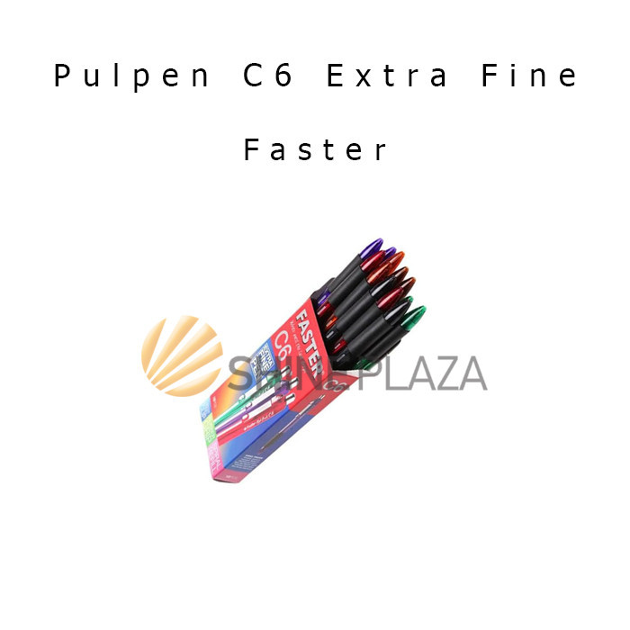 

PULPEN FASTER EXTRA FINE C6 0.7MM - BOLPEN PENA PEN SEMI GEL CETEK 0,7