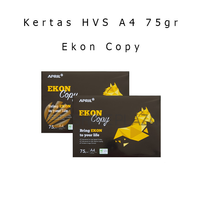 

KERTAS HVS A4 75GR EKON COPY - EKON COPY A4 70GR - KUALITAS PAPER ONE