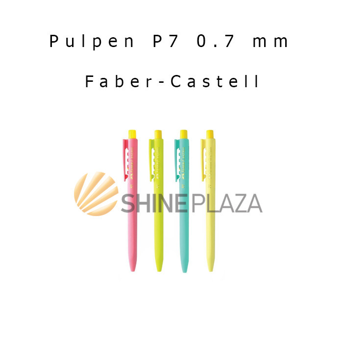 

PULPEN TIP PASTEL P7 FABER-CASTELL 0.7MM - BOLPEN PENA HITAM 0,7 MM