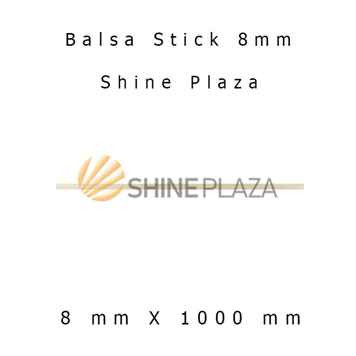 

KAYU BALSA STIK 8MM - BALSA STICK 8 MM - BAHAN MAKET KHUSUS GOSEND