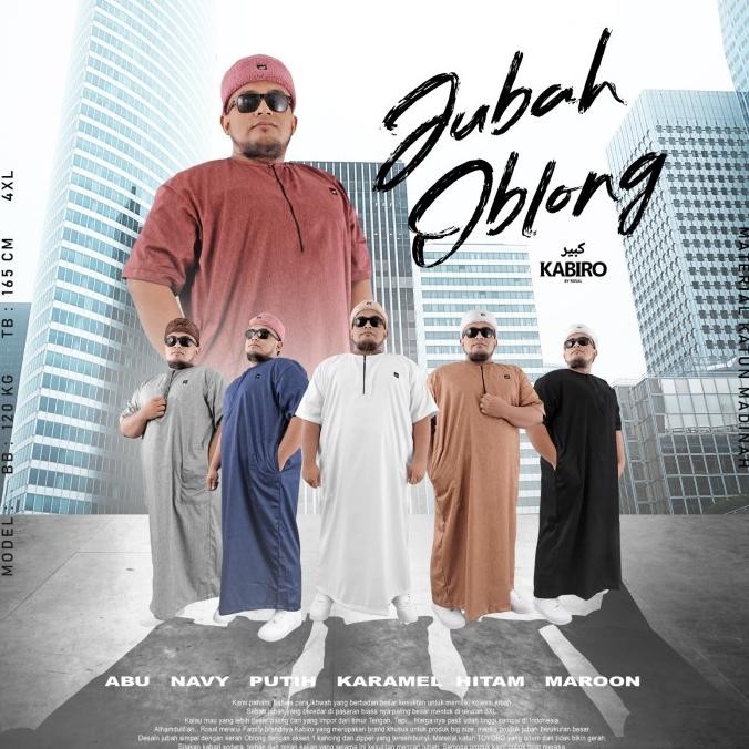 Jubah Klasik / Jubah Muslim / Jubah Big Size / Jubah Jumbo Original