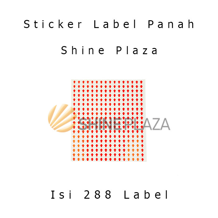 

KERTAS STICKER LABEL PANAH REJECT PRODUK - STIKER PENUNJUK TANDA