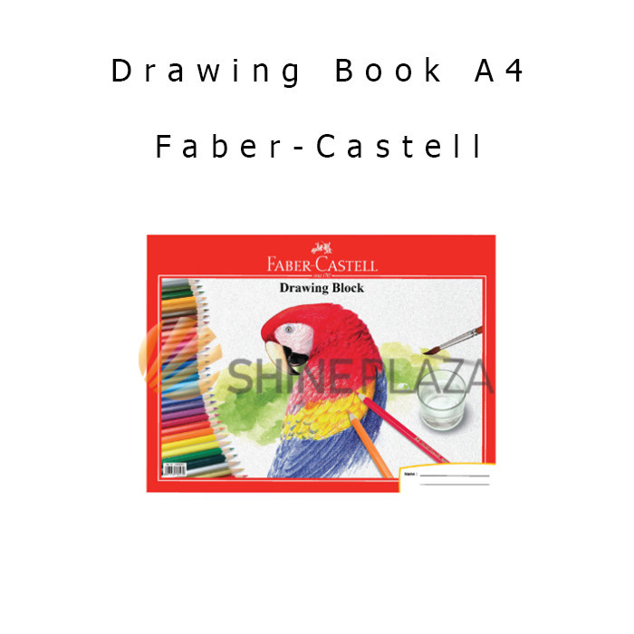 

SKETCHBOOK DRAWING BOOK A4 FABER CASTELL - KERTAS BUKU GAMBAR & SKETSA