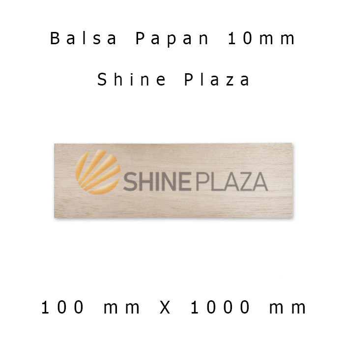 

KAYU BALSA PAPAN 10MM - BALSA SHEET 10 MM - BAHAN MAKET KHUSUS GOSEND