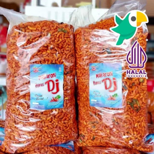 

Makaroni pipa 1kg (1000gr) Pedas DJ Makaroni pedes daun jeruk 1 KG