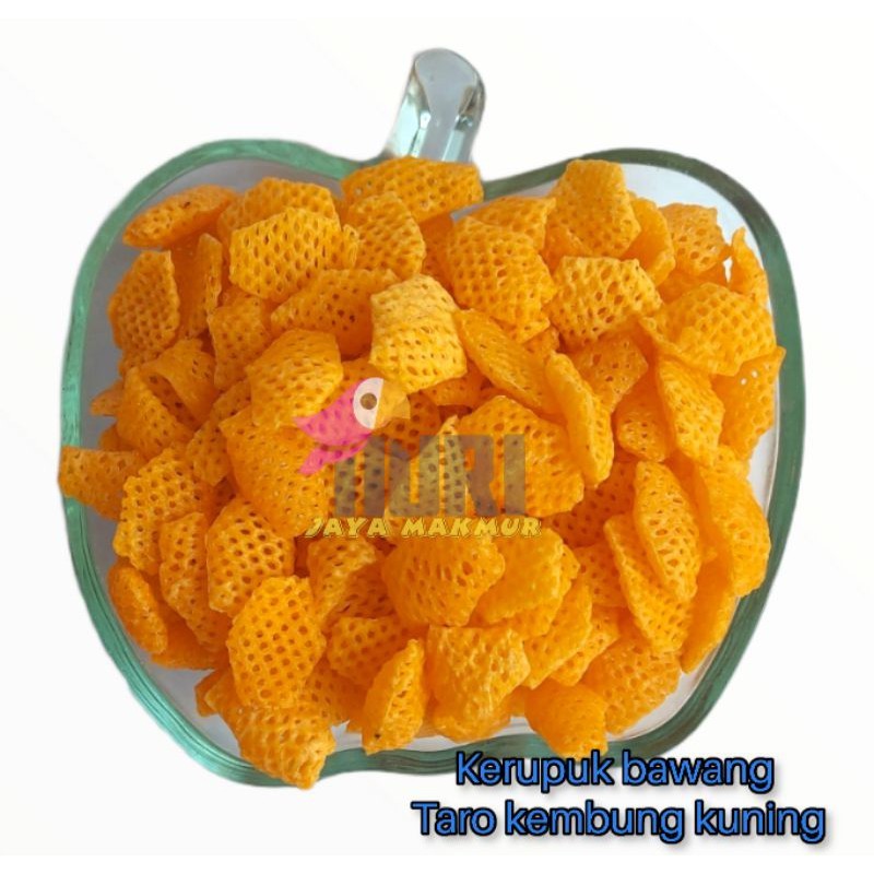 

kerupuk taro kembung 250gram mentah rasa bawang