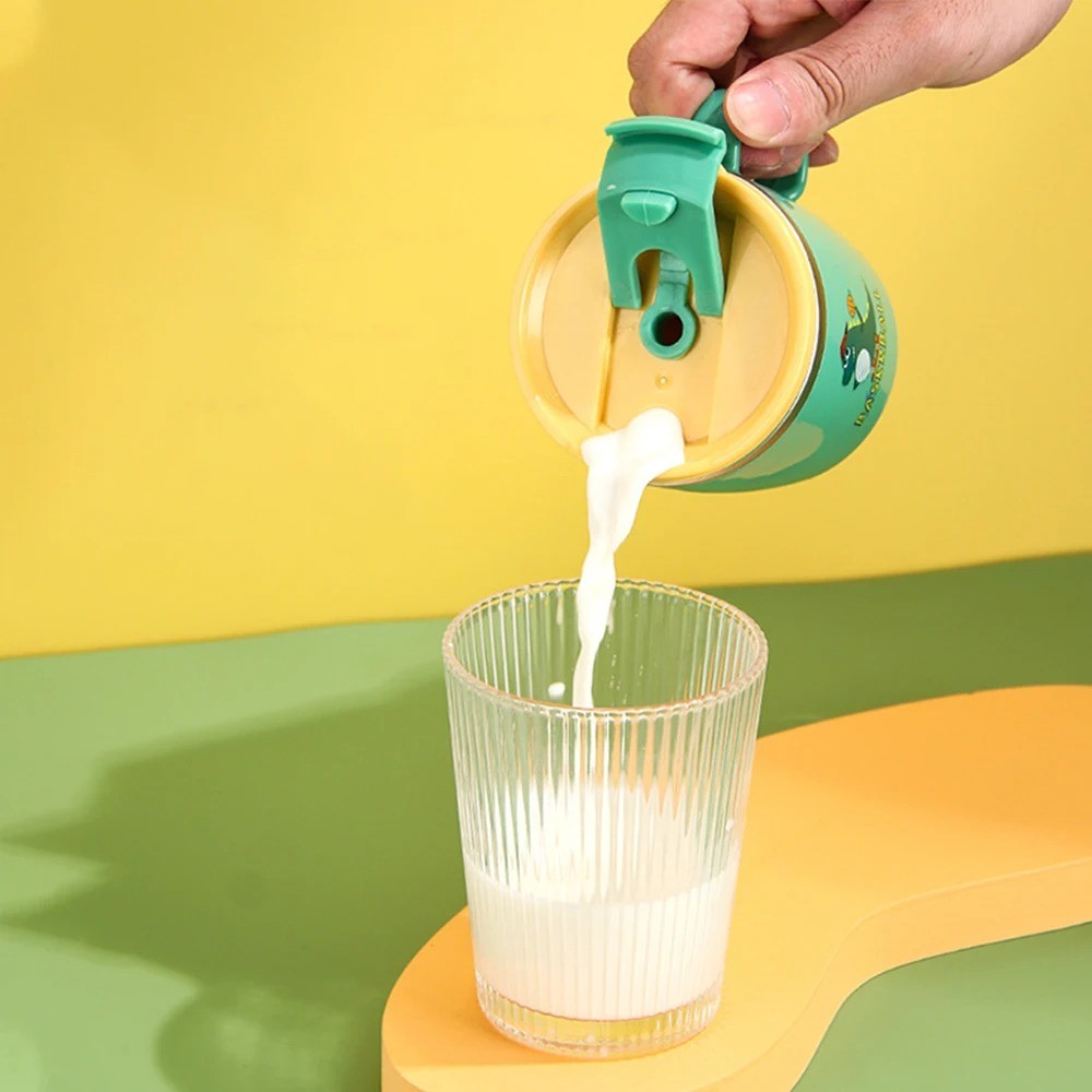 

BASEKID Gelas Minum Anak Sedotan Motif Kucing Lucu Anti Tumpah 280ml - BS28