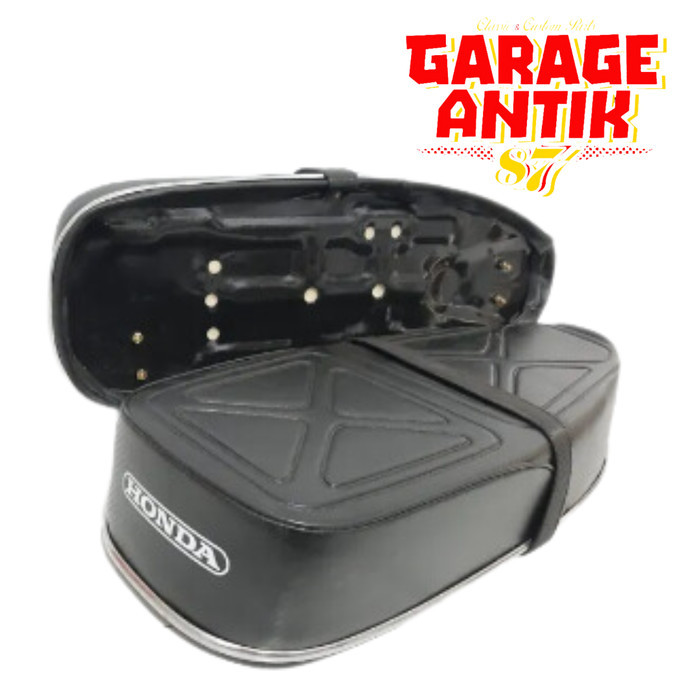 Jok C70 Kulit Pres Jok Pitung Bekjul Racing Karbon Anti Gembos Barang Langka