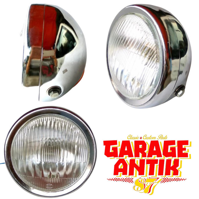 Headlamp Reflektor Lampu Depan Assy Yb100 L2 L2G L2S Cb200 Barang Langka
