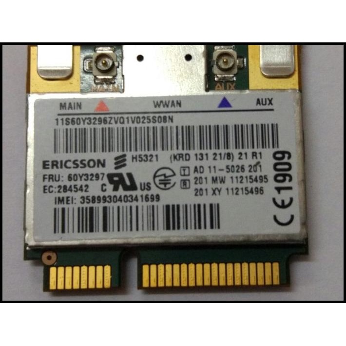 WWAN ericsson H5321 FRU 60Y3297.. for L430 S430 T430 T530 Twist Helix