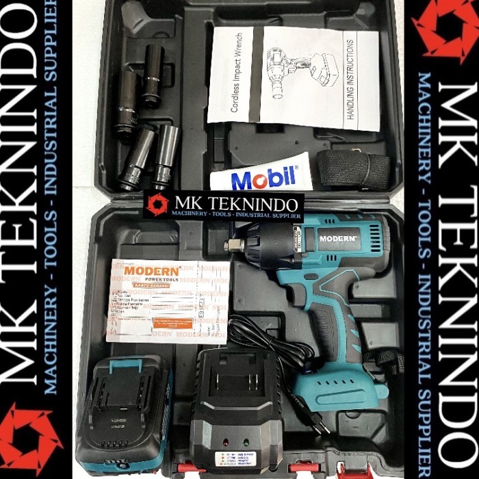 Modern M65 Bor Impact Pembuka Baut Baterai Cordless Impact Wrench