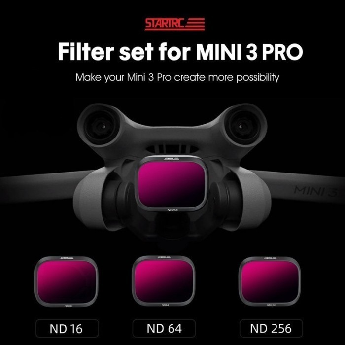 STARTRC ND Filters Lens for DJI Mini 3 Pro ND16 ND64 ND256 16 64 256