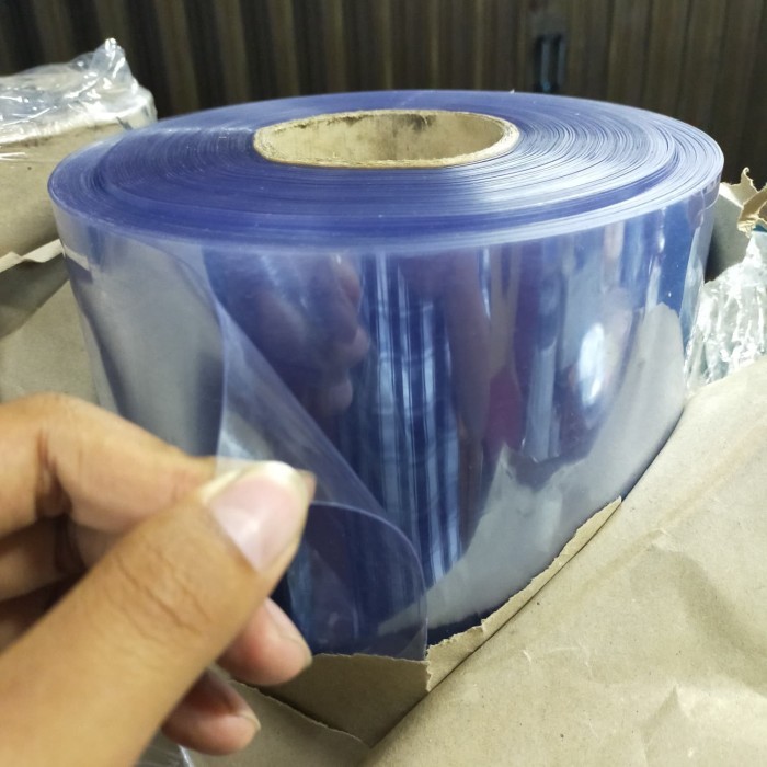 Plastik PVC Rigid Sheet Clear 0.70mm x 140cm x 50m