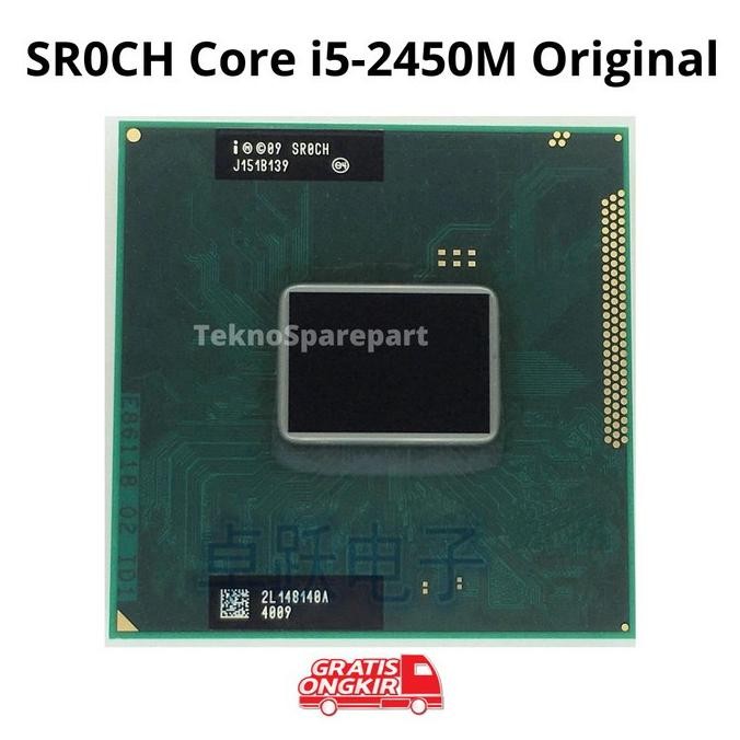Processor Prosesor CPU Laptop Compaq CQ43 Intel Core i7-2620M Gen2