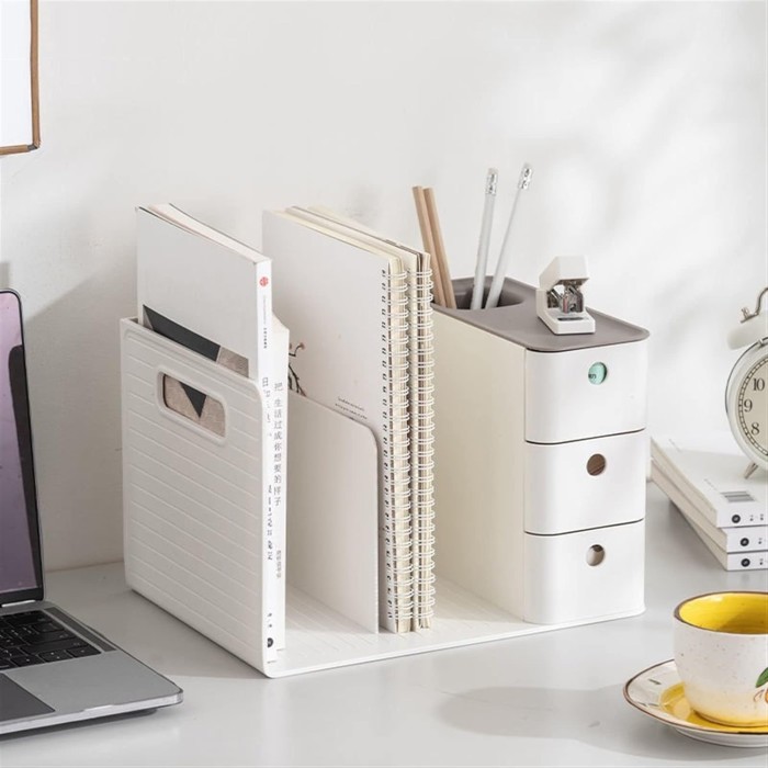 

Drawer Destkop Organizer Rak Aksesoris Kotak Penyimpanan Rak Dokumen CUBIC