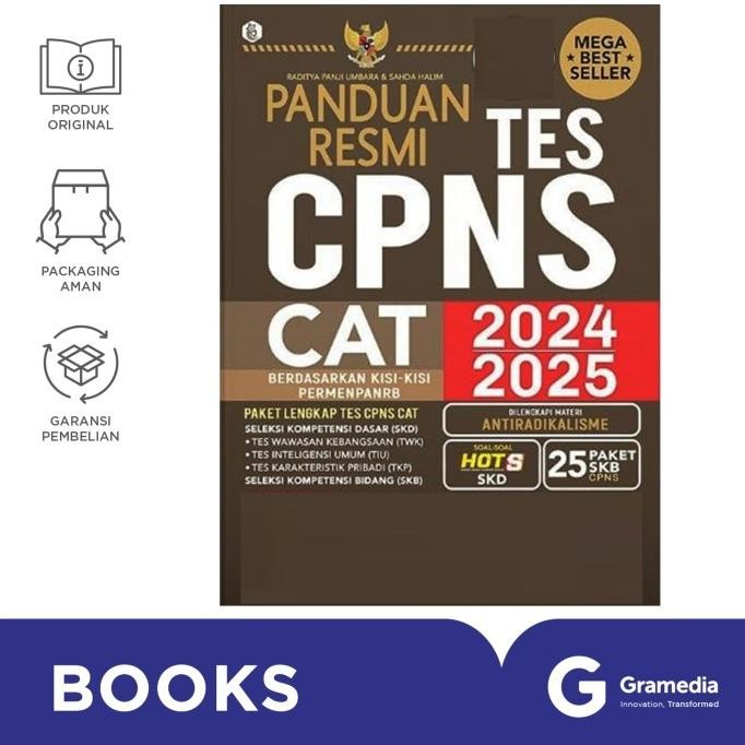 

Terlaris Buku Panduan Resmi Tes Cpns Cat 2024/2025 Ready Stok