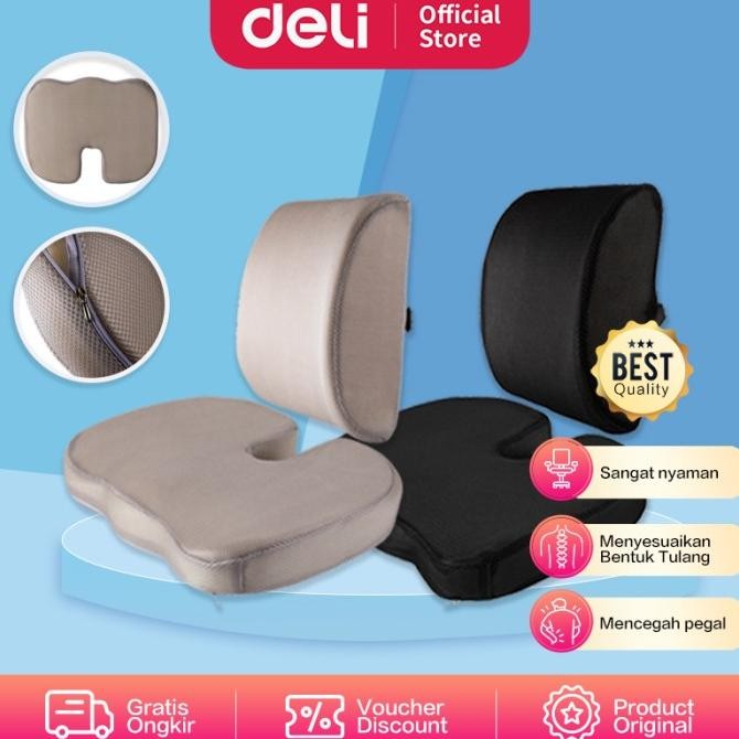 Deli Vusign Cushion / Bantal Sender&Duduk 100% Memory Foam Empuk VS75X '