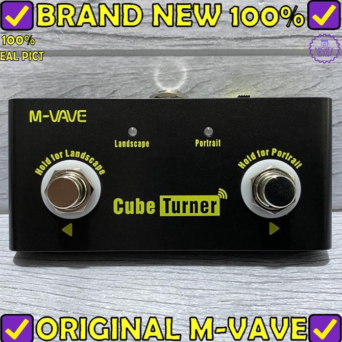 M-VAVE Cube Turner Wireless Bluetooth Page Turner Pedal Android / IOS