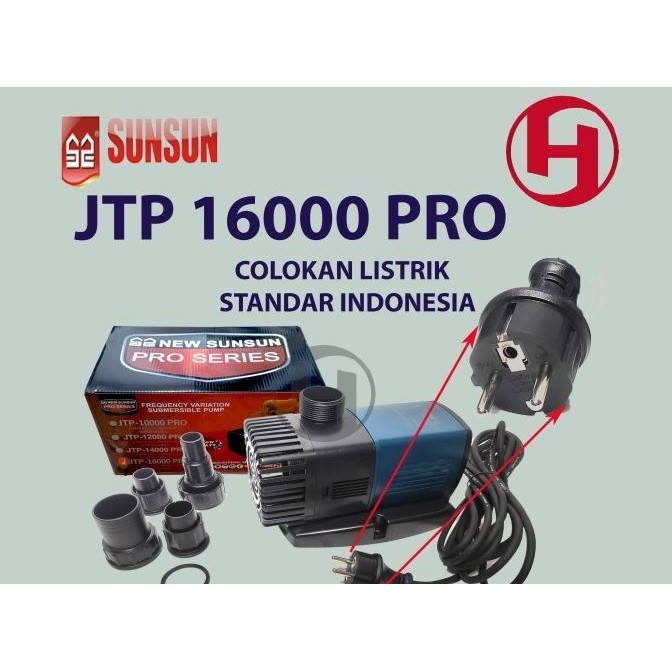 ORIGINAL SUNSUN JTP 16000 POMPA SIRKULASI AQUARIUM DAN KOLAM