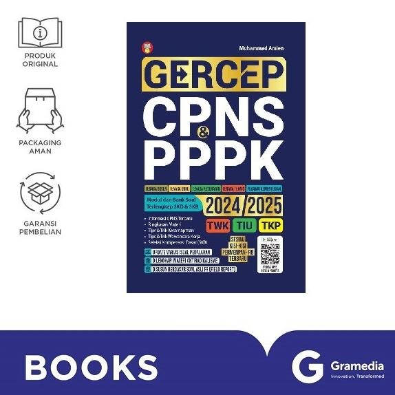 

Terlaris Gramedia Buku Gercep Cpns&Pppk 2024 - 2025 Ready Stok