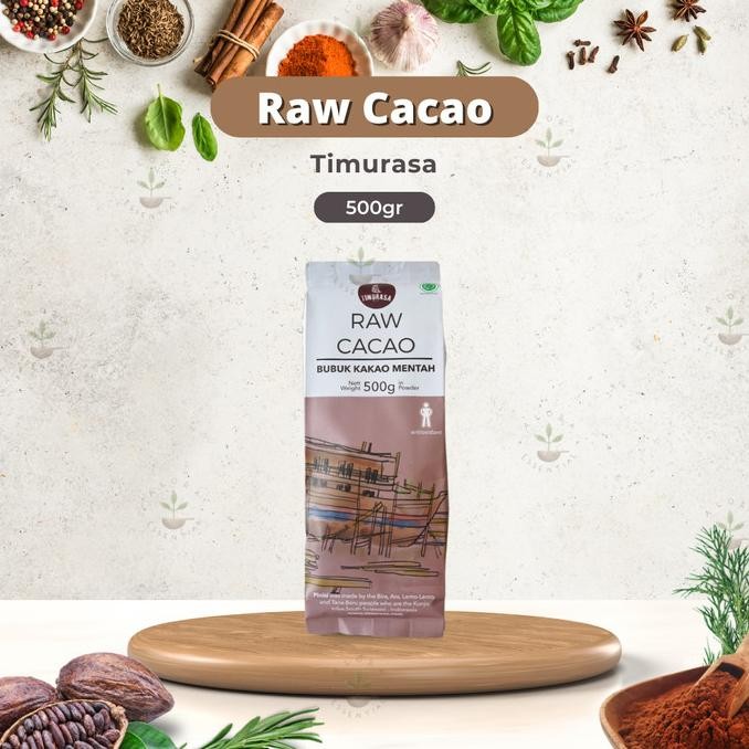 

Timurasa Raw Cacao Powder 500gr - Bubuk Kakao Mentah 500gr
