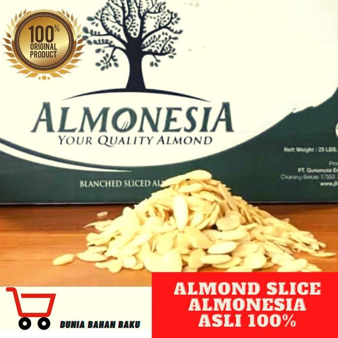 

almond slice almonesia 500 g / 1 kg asli 100% | almonesia termurah