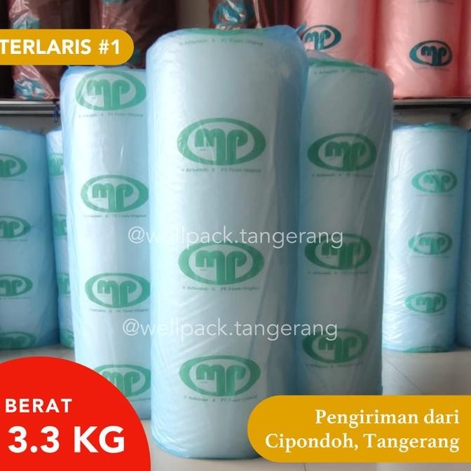 

Bubble Wrap Roll MULIA PACK MP Hitam & Bening 125cm x 50m 3.3KG
